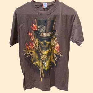 Tophat Scarecrow Men's Halloween Tee